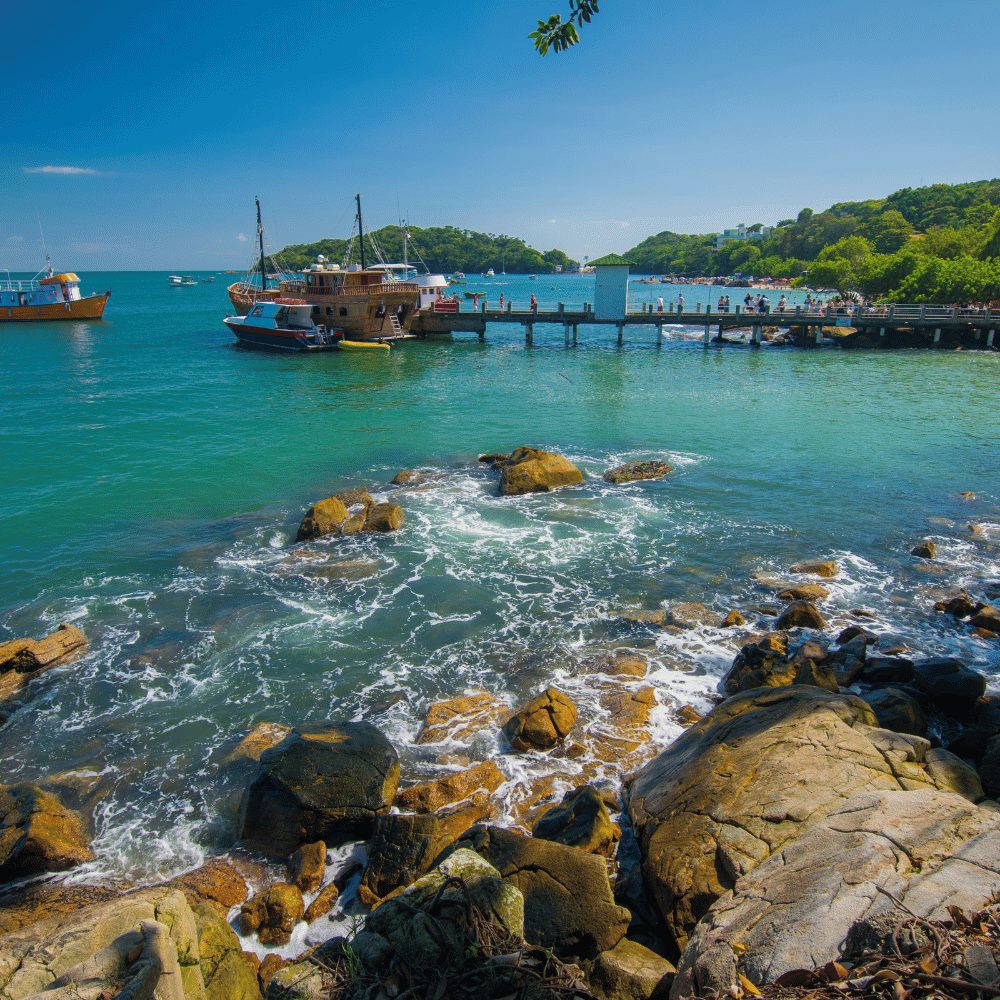 Praias paradisíacas em Santa Catarina