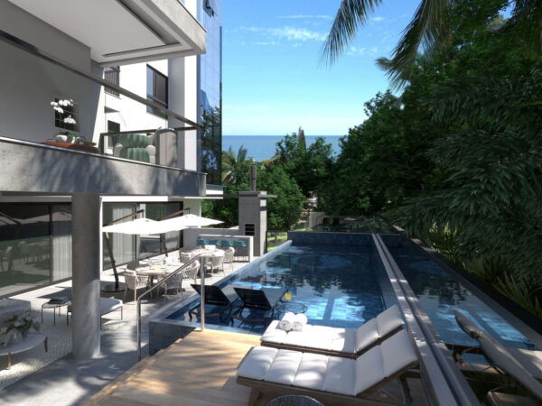 Andar alto no Acquamarine Residence