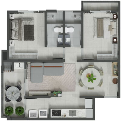 Apartamento diferenciado no Essência Residence